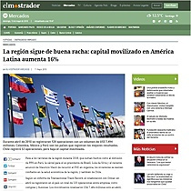 La regin sigue de buena racha: capital movilizado en Amrica Latina aumenta 16%